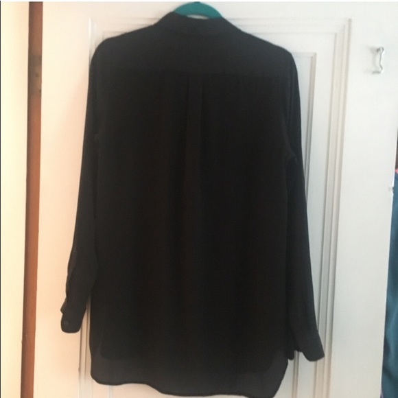 J Crew black silk blouse - Picture 4 of 8